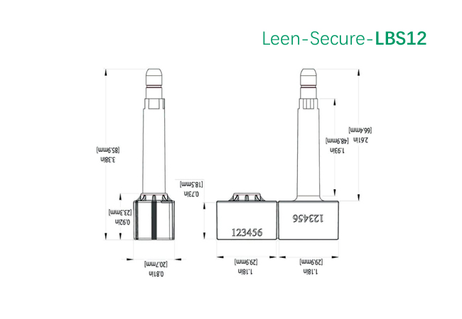 LBS12-Container bolt seals Drawing