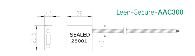 AAC300-Container Cable Seals Drawing