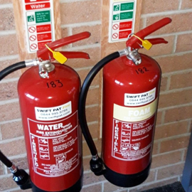 fire extinguisher plastic seal