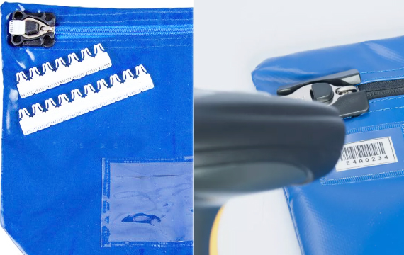 Zip bank bags Security Seals