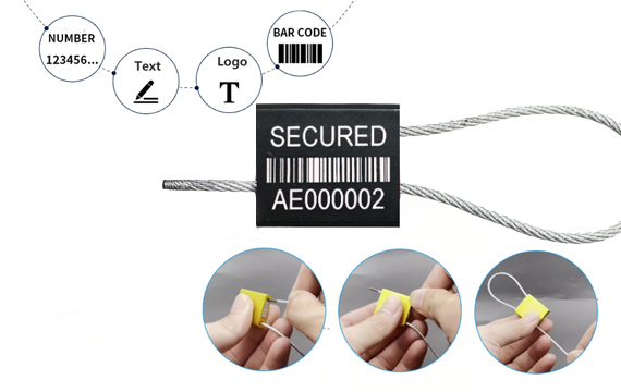 AAC350-Tamper Evident Security Seals Marking