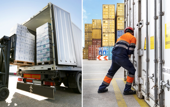 Security seals for logistics